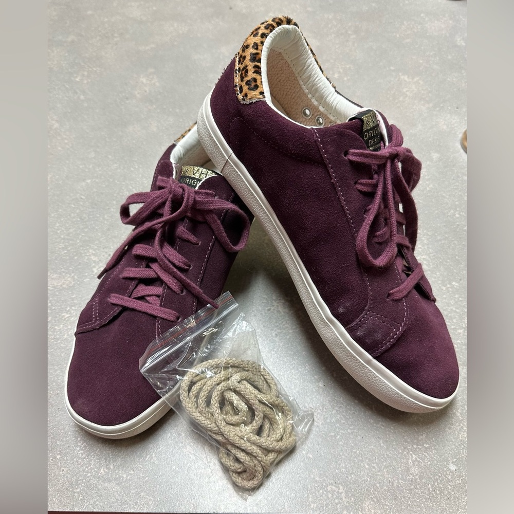 Vintage Havana Women’s size 9 Maroon Suede and leather shoes